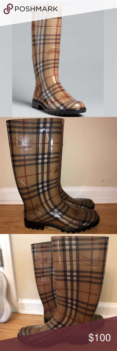 burberry rain boots buckles|authentic Burberry rain boots.